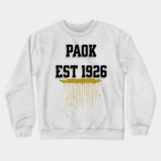 Paok Thessaloniki Since 1926 Gate 4 Crewneck Sweatshirt